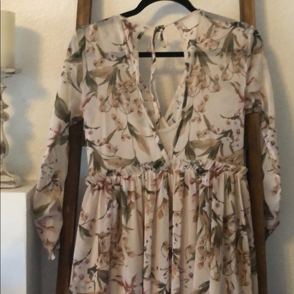 Topshop flowy floral dress - Picture 5 of 7